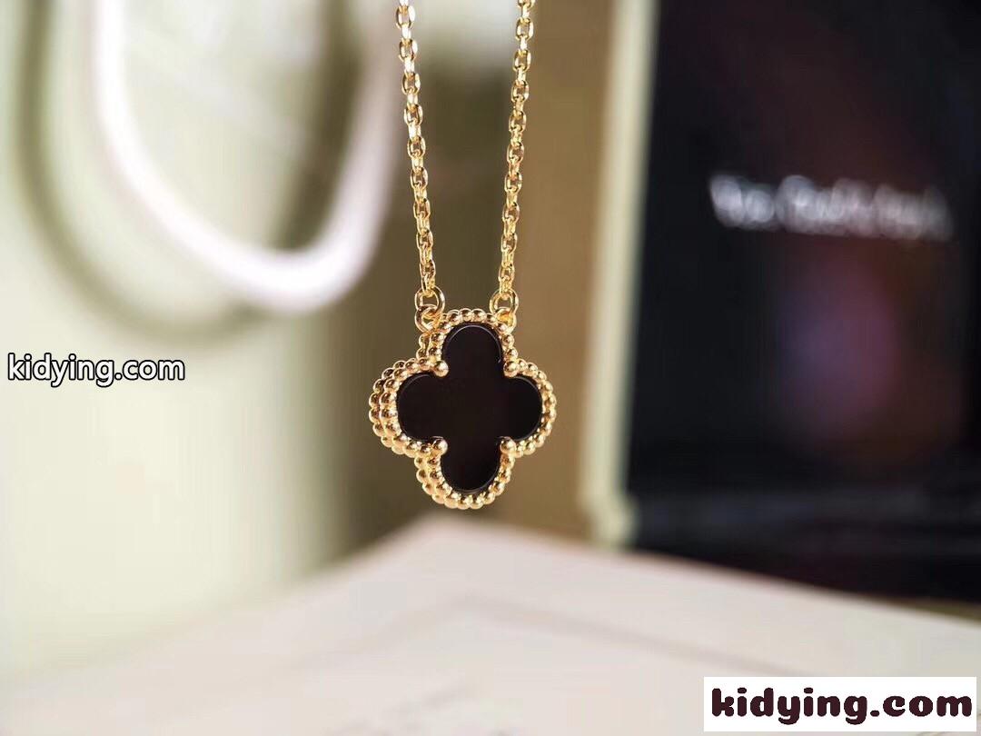 定番 人気 四つ葉のクローバー 18k メッキ ヴァンクリーフ&アーペル ネックレス コピー レディース アクセサリー-0