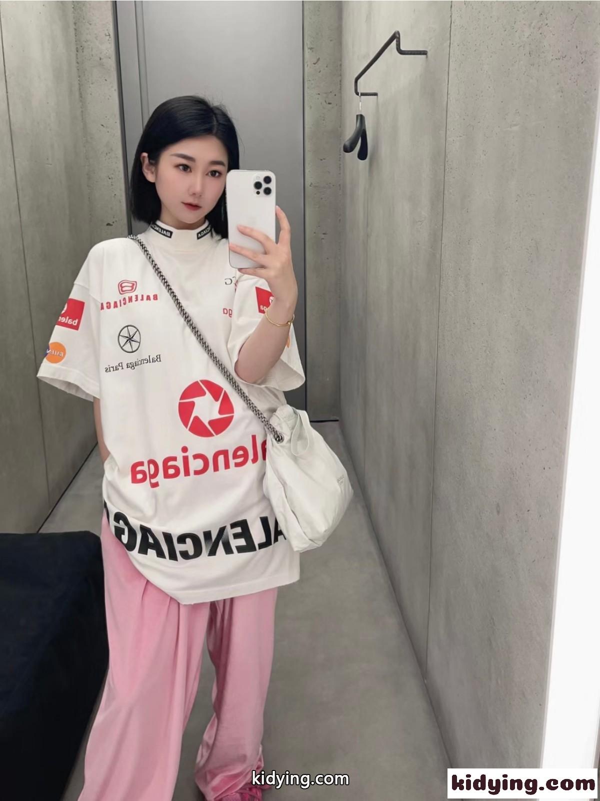 大人気 新作 TOP LEAGUE 半袖Tシャツ バレンシアガ Tシャツ コピー ユニセックス ホワイト-4