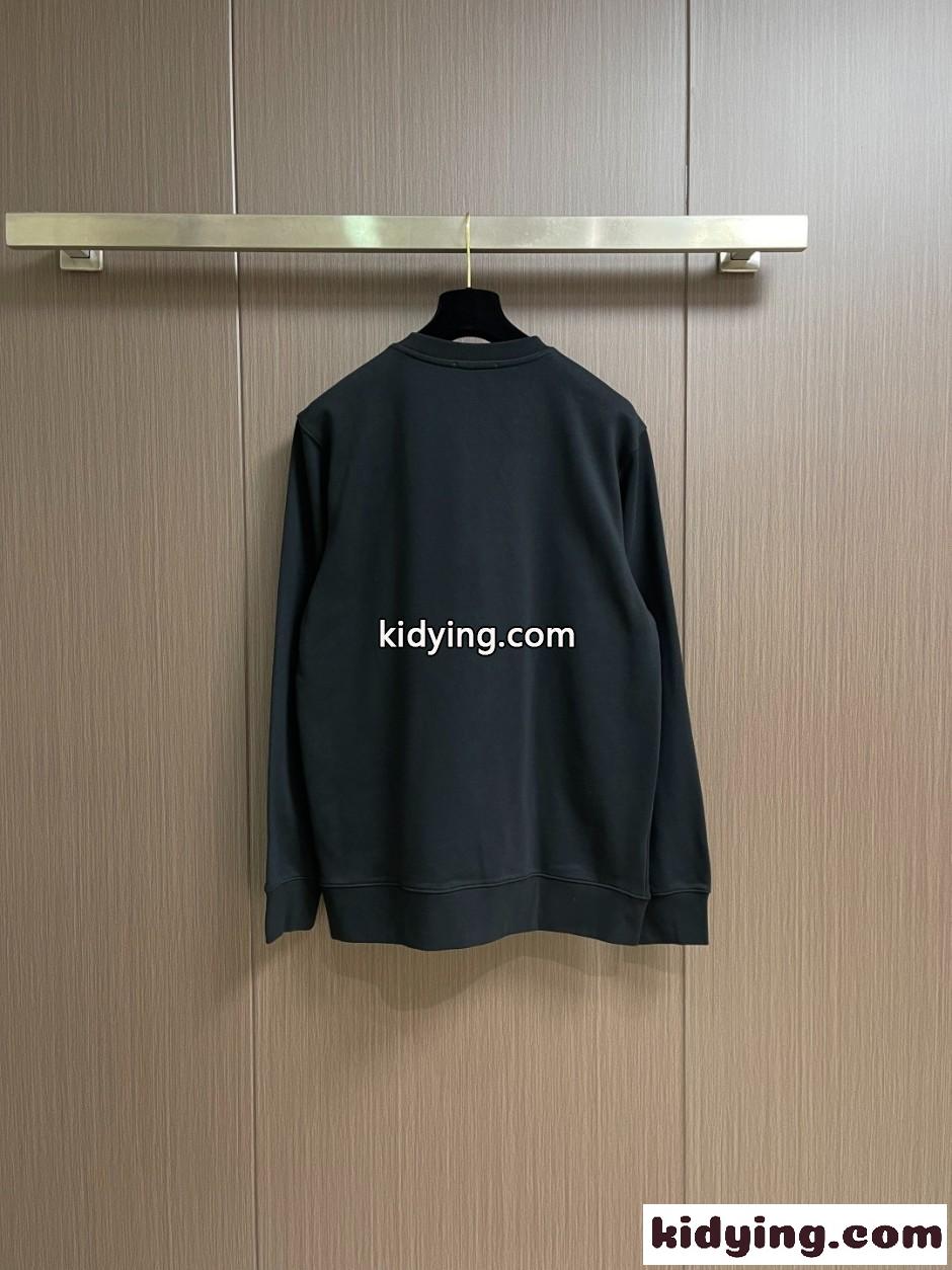 GIVENCHY 4Gロゴ コットン スウェットシャツ ジバンシィ Tシャツ 偽物 ブラック-0