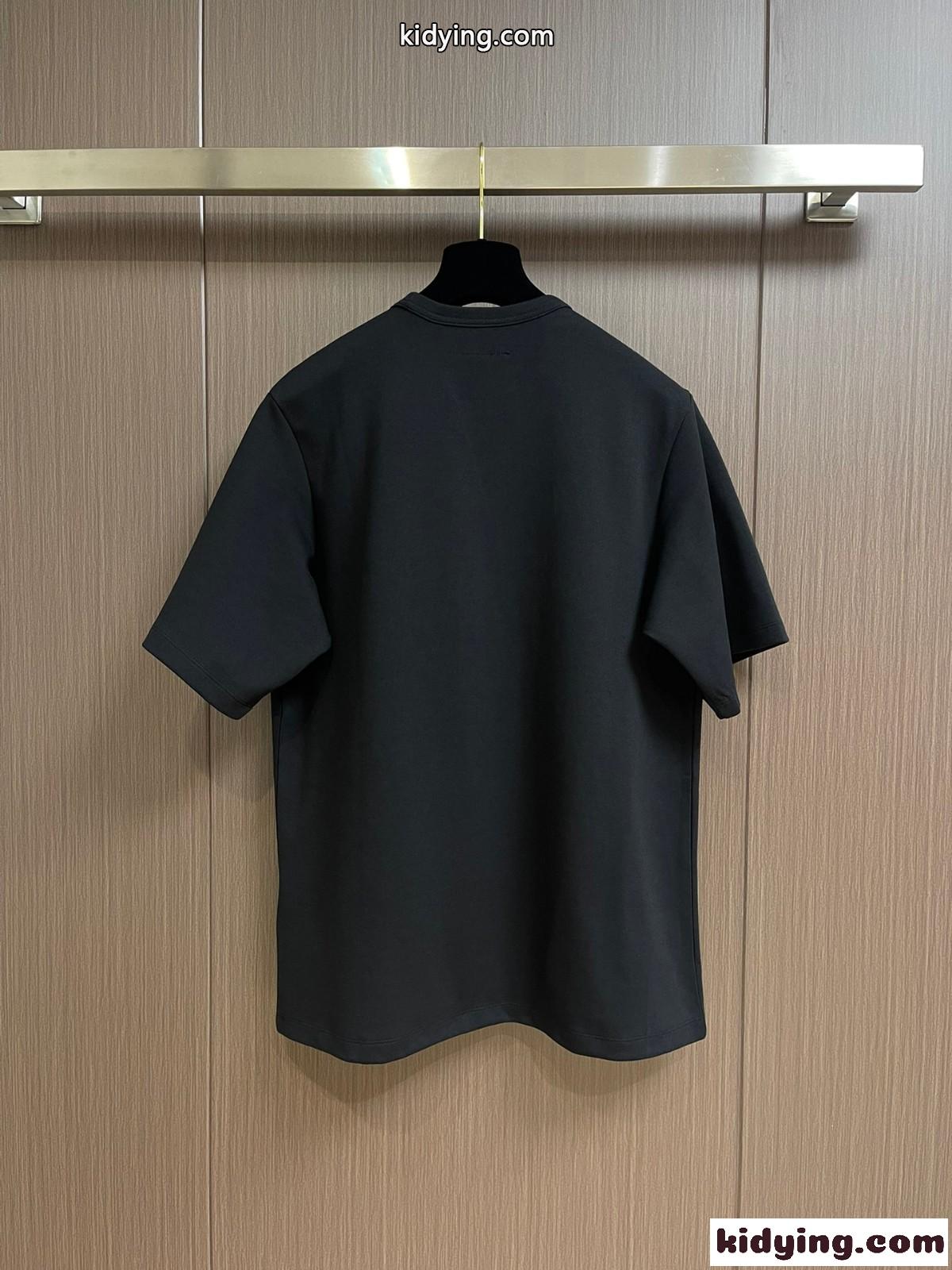FENDI by MARC JACOBS ブラックコットンTシャツ フェンディ Tシャツ コピー メンズ-1