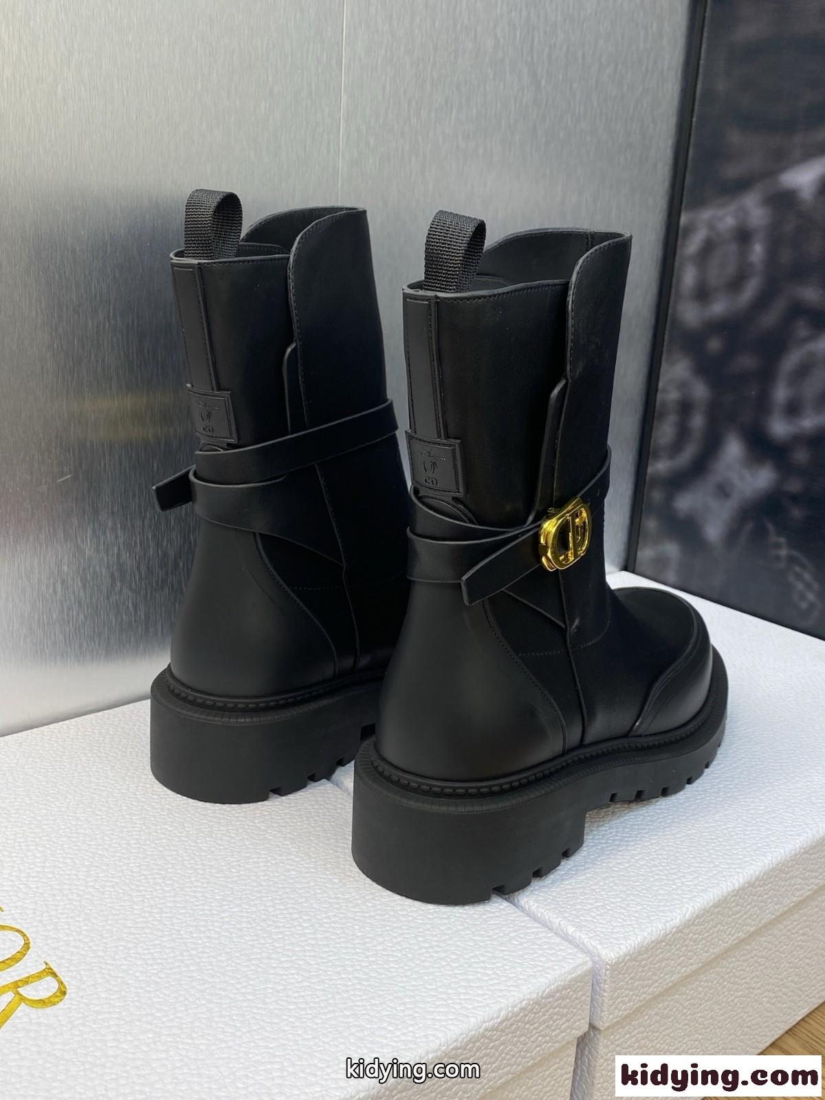 DIOR EMPREINTE ショートブーツ クリスチャン・ディオール ブーツ コピー-1