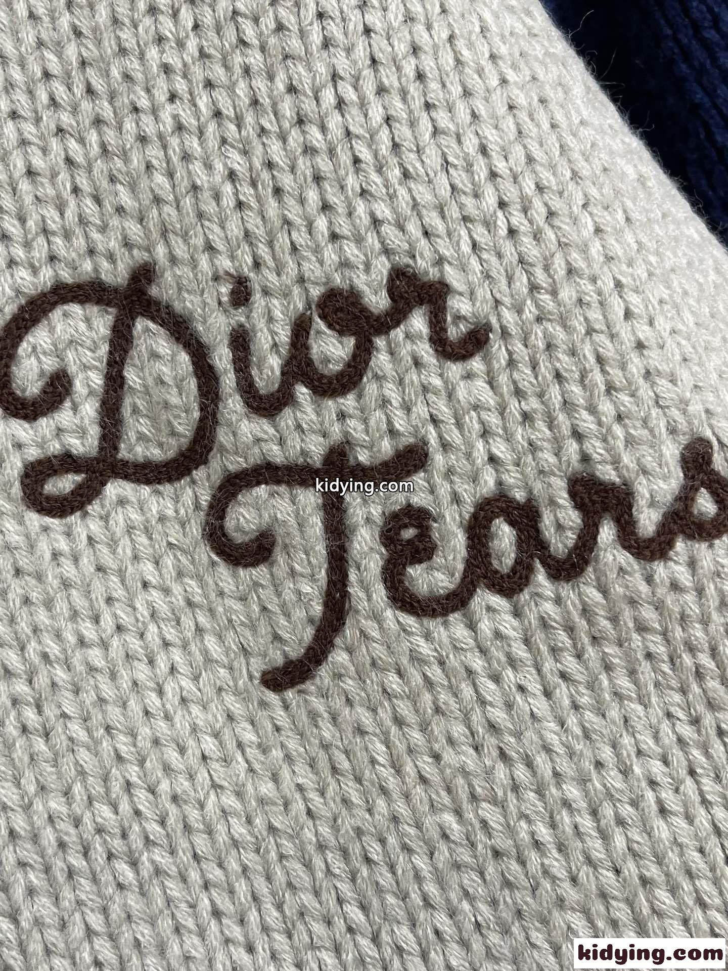 DIOR TEARS ウール カシミヤ ジップブルゾン クリスチャン・ディオール ジャケット コピー-4