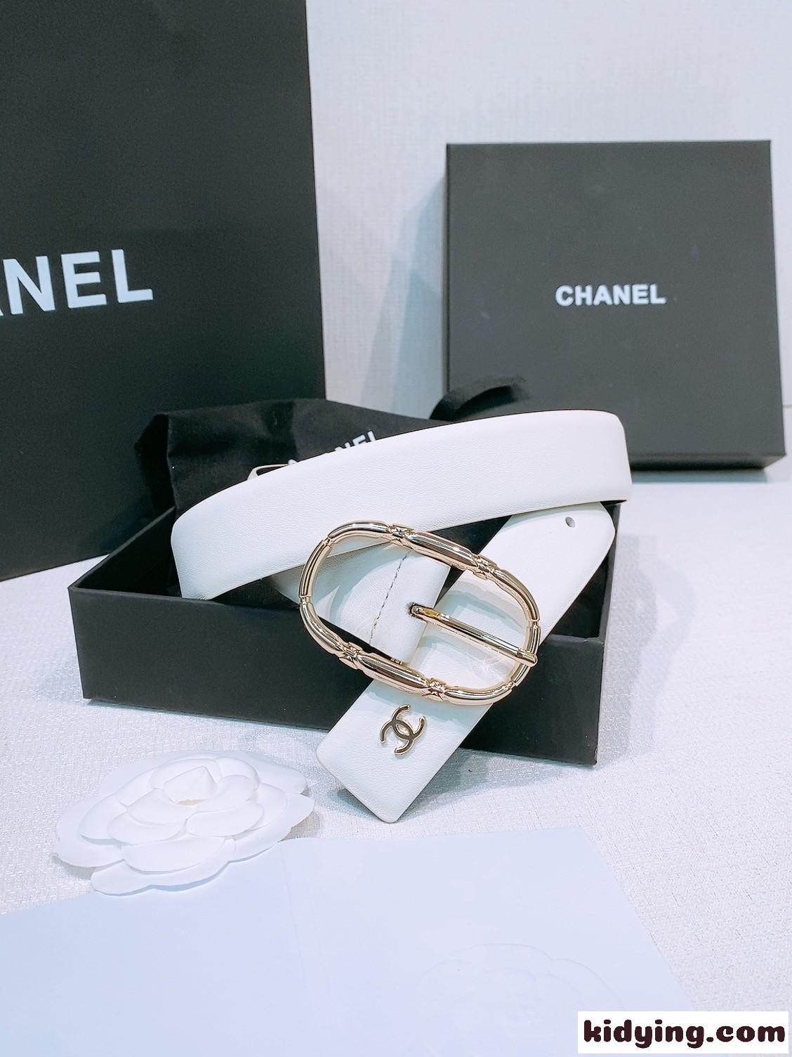 洗練された 上品 CHANEL レザーベルト シャネル ベルト コピー 30mm-1