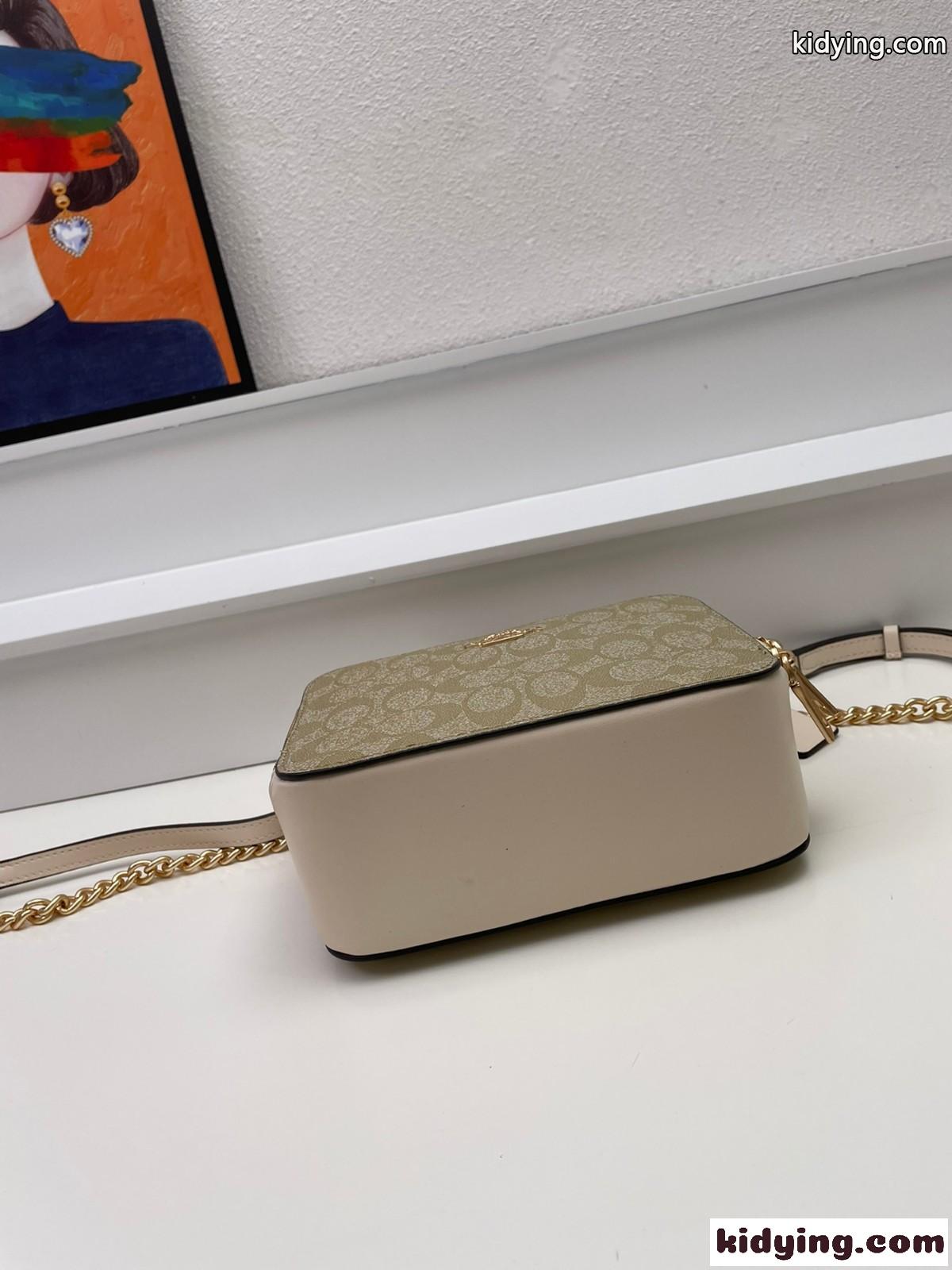 コーチ バッグ コピー ダブルジップ レディース ボックスショルダーバッグ-3