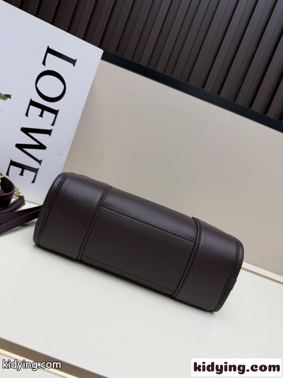 ロエベ スーパーコピー 人気 LOEWE アマソナ180バッグ スモール ダークブラウン-3