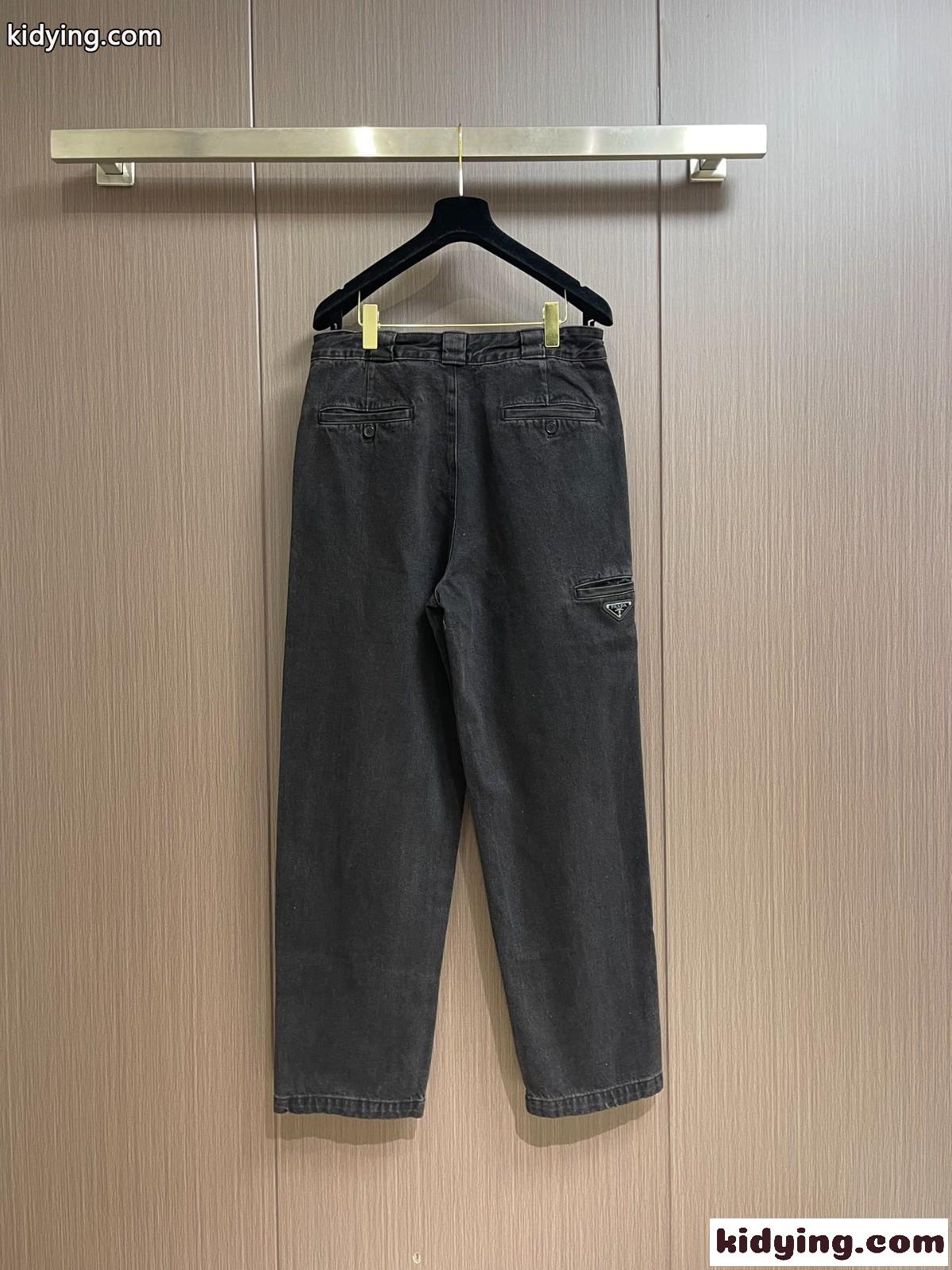 リラックスフィット デニム ジーンズ プラダ ジーンズ コピー メンズ-1