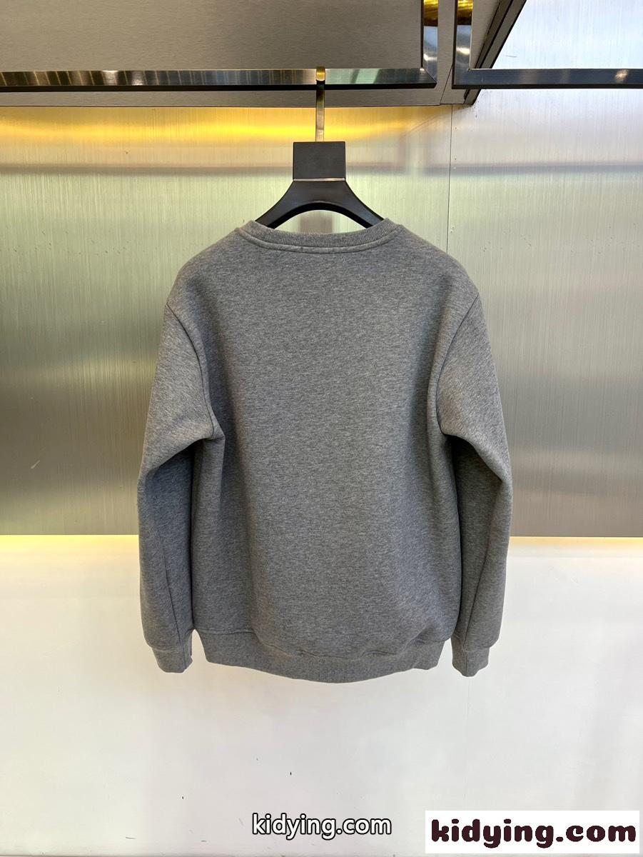 秋冬 裏起毛 ロゴ スウェットシャツ ジバンシィ Tシャツ コピー 合わせやすい グレー-0