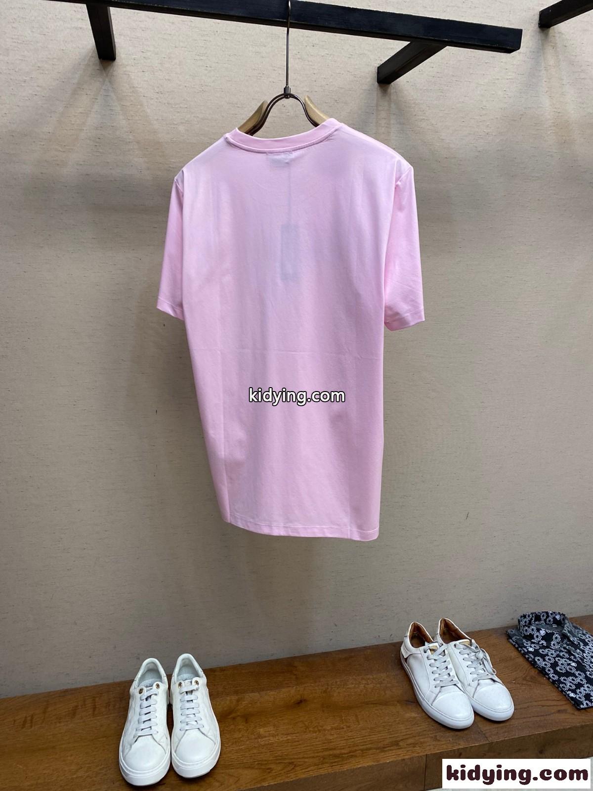 カジュアル おしゃれ プリント クルーネック ヴェルサーチェ Tシャツ コピー 半袖-3