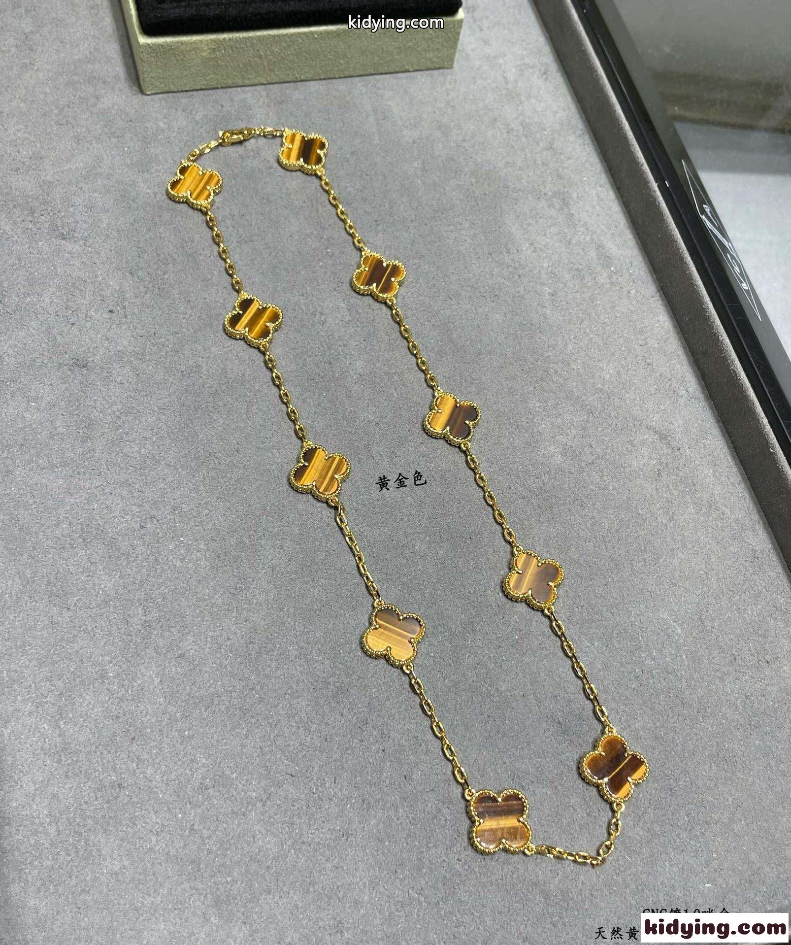 ヴァンクリーフ&アーペル ヴィンテージ アルハンブラ ネックレス 10モチーフ コピー-4