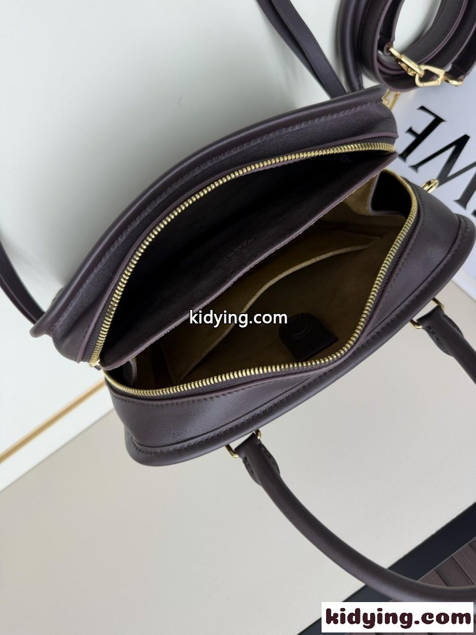 ロエベ スーパーコピー 人気 LOEWE アマソナ180バッグ スモール ダークブラウン-4