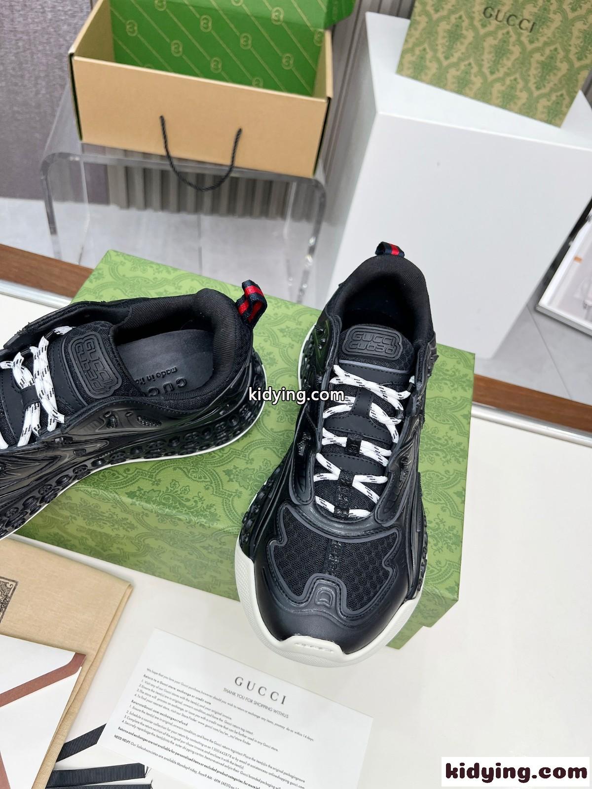 人気新作~GUCCI cub3dスニーカー グッチ スーパーコピー n級品 ブラック-2