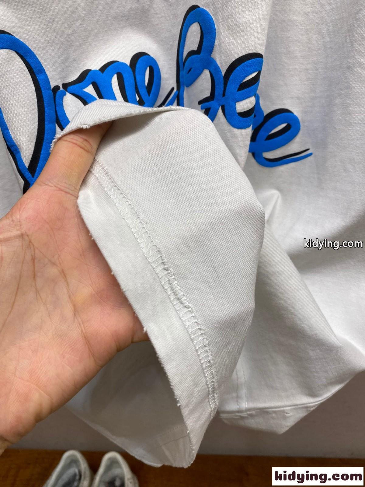 オーバーサイズ プリントTシャツ バレンシアガ 半袖Tシャツ コピー ユニセックス ホワイト-4