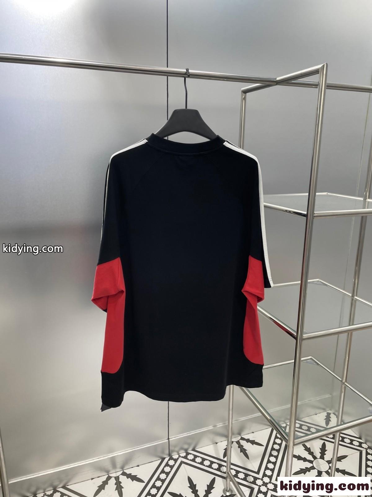 BALENCIAGA×adidas 人気 オーバーサイズ バレンシアガ Tシャツ コピー ロゴ 半袖Tシャツ-1