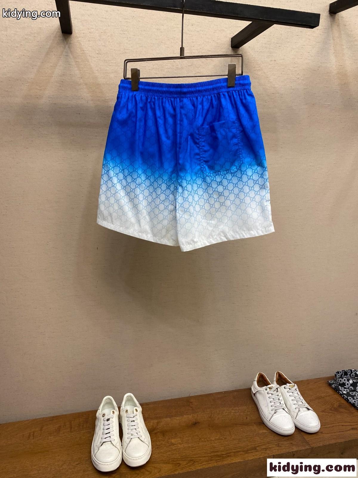 プリント テクニカルポプリン スイムショートパンツ グッチ パンツ コピー-1