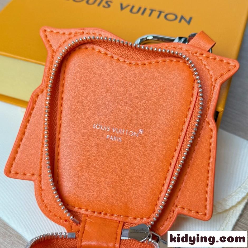バッグチャーム･LV オウル ルイ・ヴィトン キーホルダー 偽物 オレンジ-3