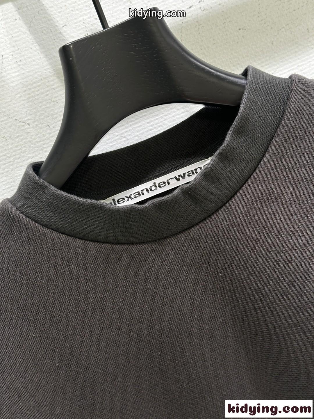 ユニセックス コットン スウェットシャツ アレキサンダーワング Tシャツ 偽物-1