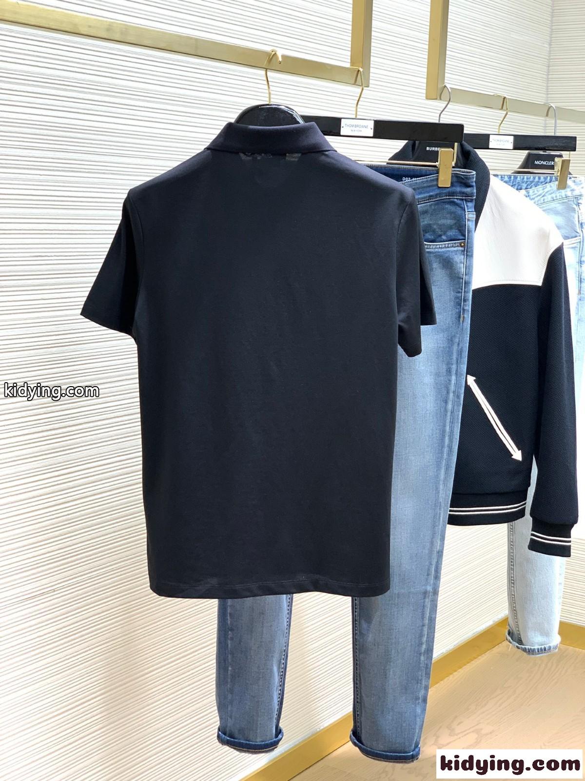 ヴェルサーチェ Tシャツ コピー シンプル 着心地いい メドゥーサ 刺繍 メンズ 半袖 ポロシャツ-4