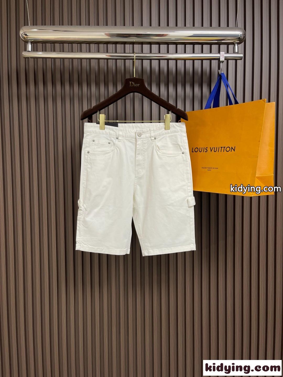 シンプル 着回し ショートパンツ プラダ パンツ コピー メンズ ショーツ ホワイト-0