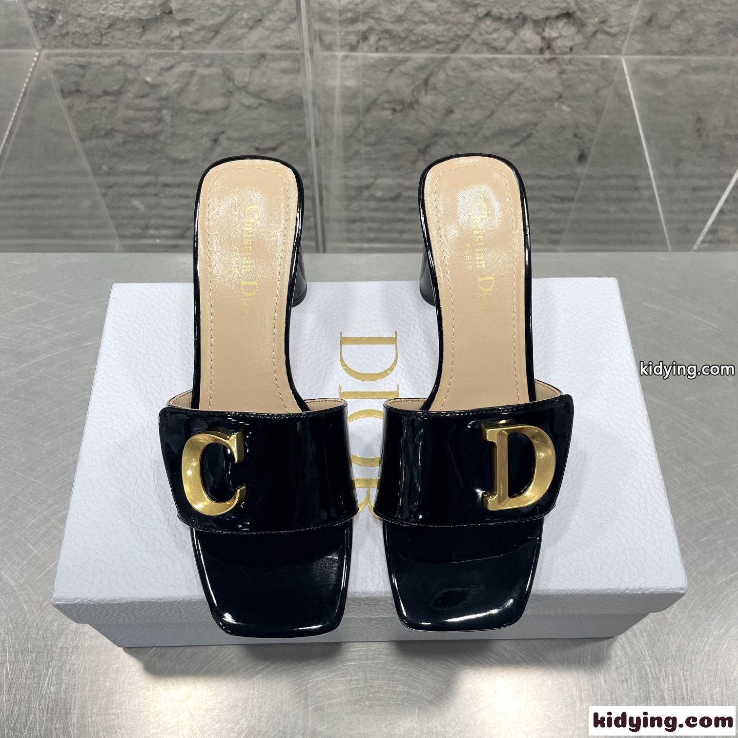 CEST DIOR ヒールスライド クリスチャン・ディオール サンダル コピー ブラック-0