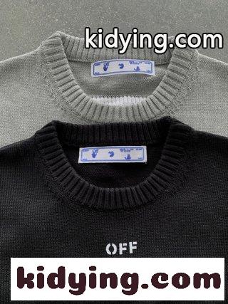 Off-White 2021 DIAG KNITWEAR秋冬クラシック矢印セーター オフホワイト セーター 新品 コピー-0