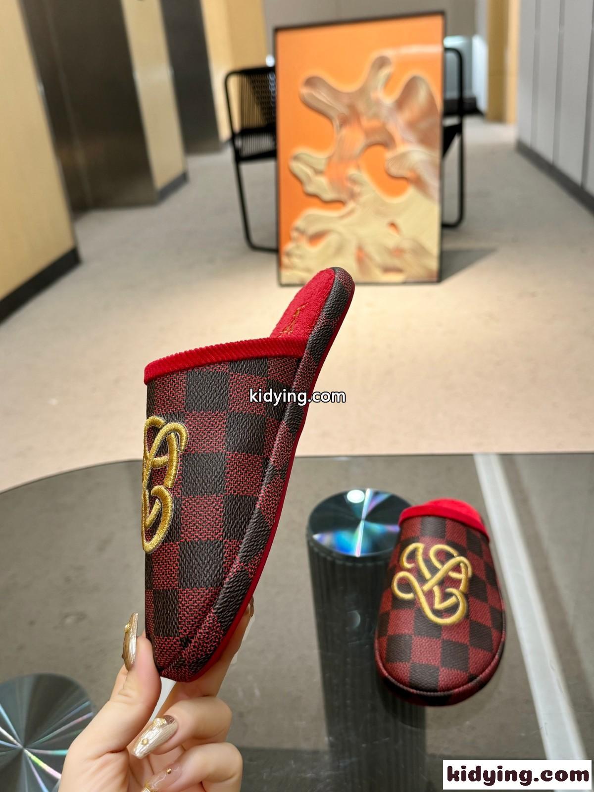 LV パレス・ライン ミュール ルイヴィトン サンダル スーパーコピー レッド-0