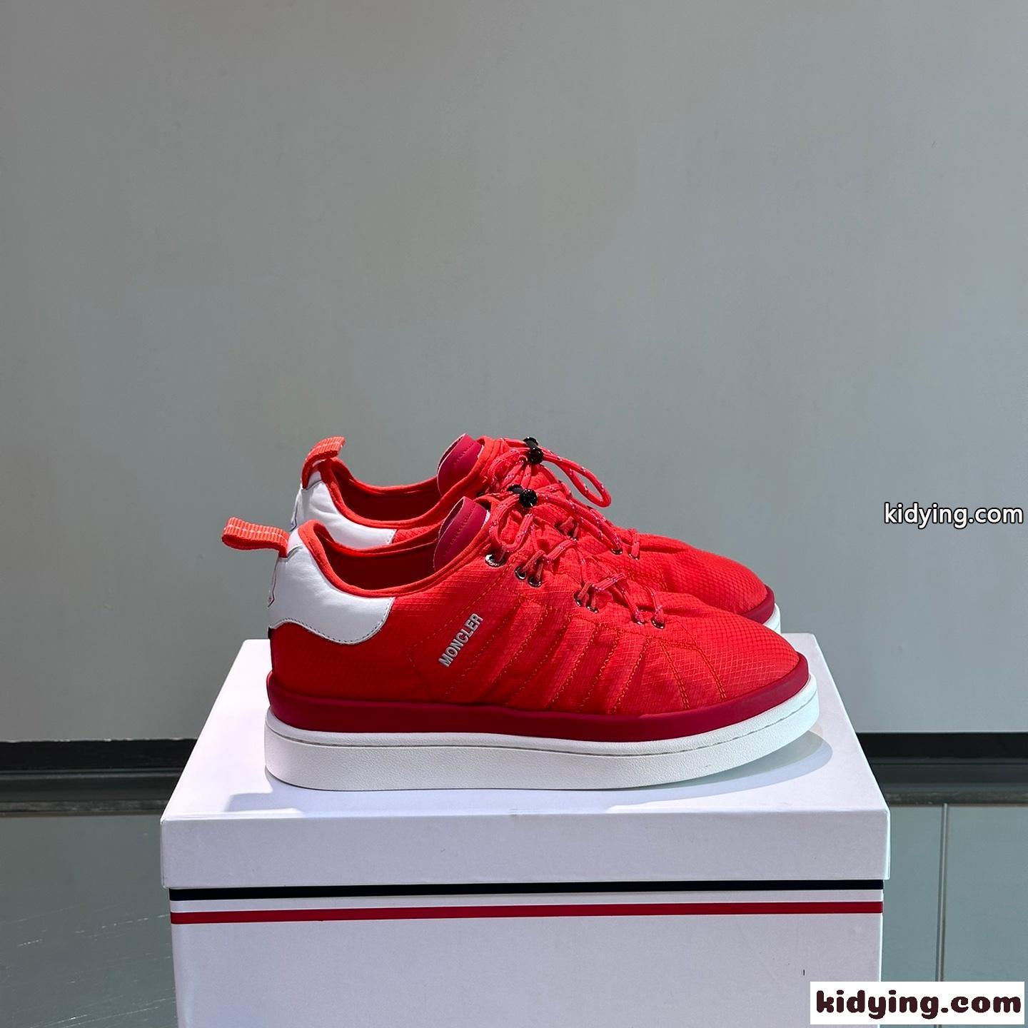 MONCLER X ADIDAS ナイロンスニーカー モンクレール スニーカー スーパーコピー レッド-0