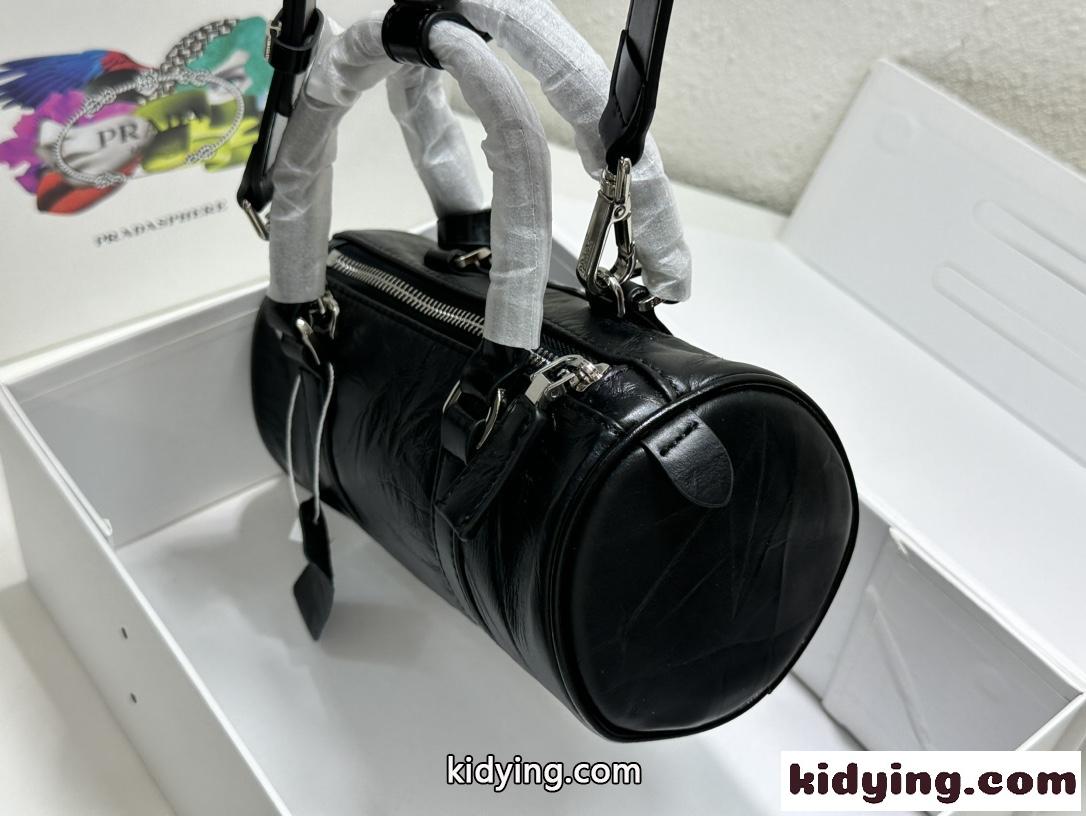 カジュアル 上品 プラダ バッグ コピー レディース 2WAY ハンドバッグ ブラック-2