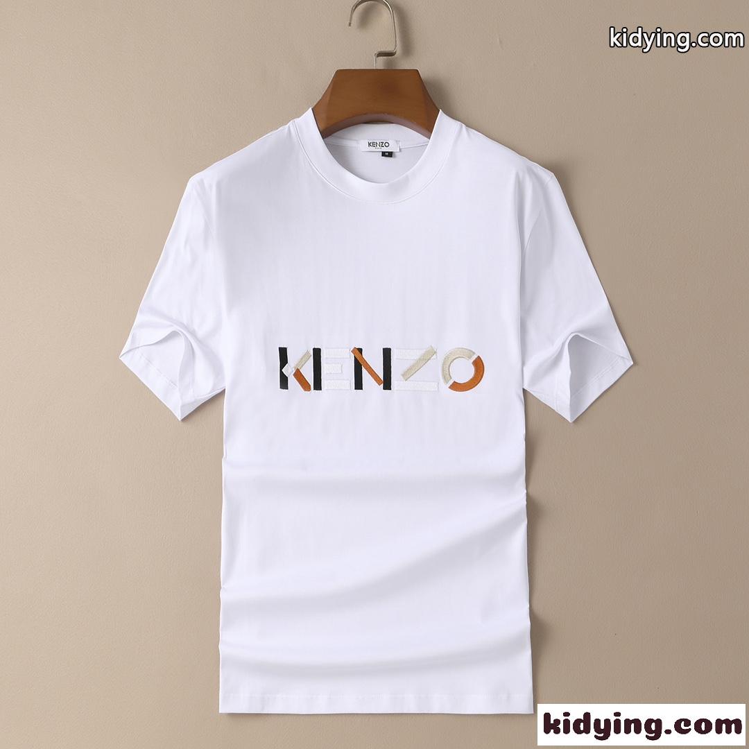 ケンゾー  tシャツ メンズ コピー 半袖 刺繍 柔らかい コットン カジュアル 合わせやすい おしゃれ 快適 3色-0
