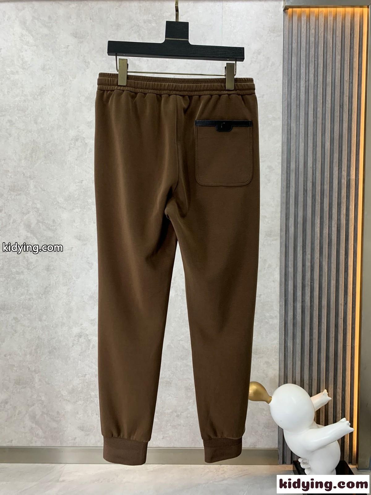 シンプル 合わせやすい エルメネジルド・ゼニア パンツ コピー ウエストゴム メンズ カジュアルパンツ-1
