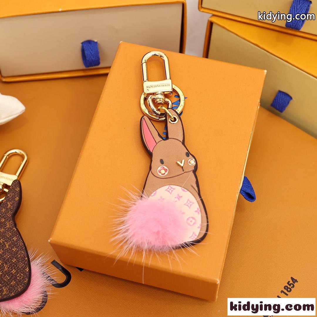 M00994 ポルト クレ・LV バニー ルイ・ヴィトン キーホルダー コピー 可愛い バッグチャーム-2