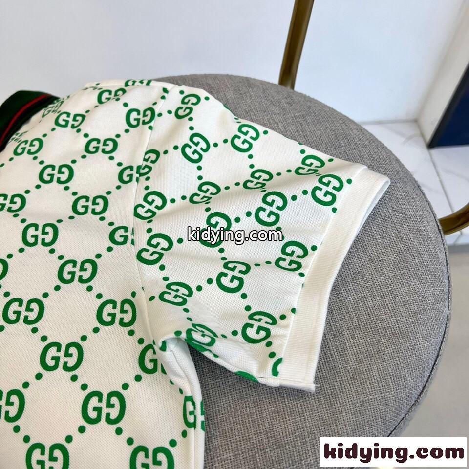 GG ストレッチ コットン ポロシャツ グッチ Tシャツ コピー メンズ-3