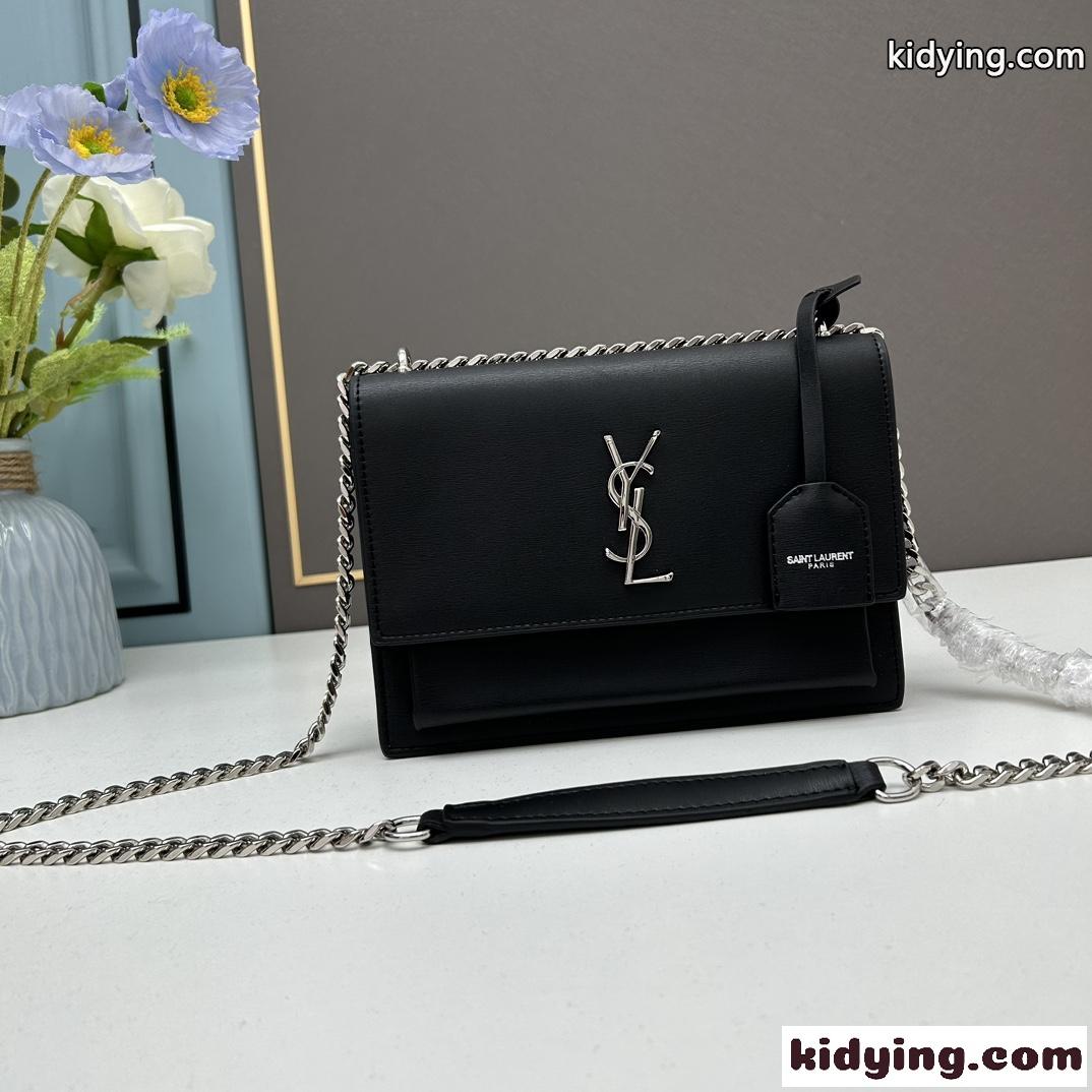 イヴ・サンローラン バッグ コピー 人気 YSL サンセット ミディアム モノグラムバッグ-2
