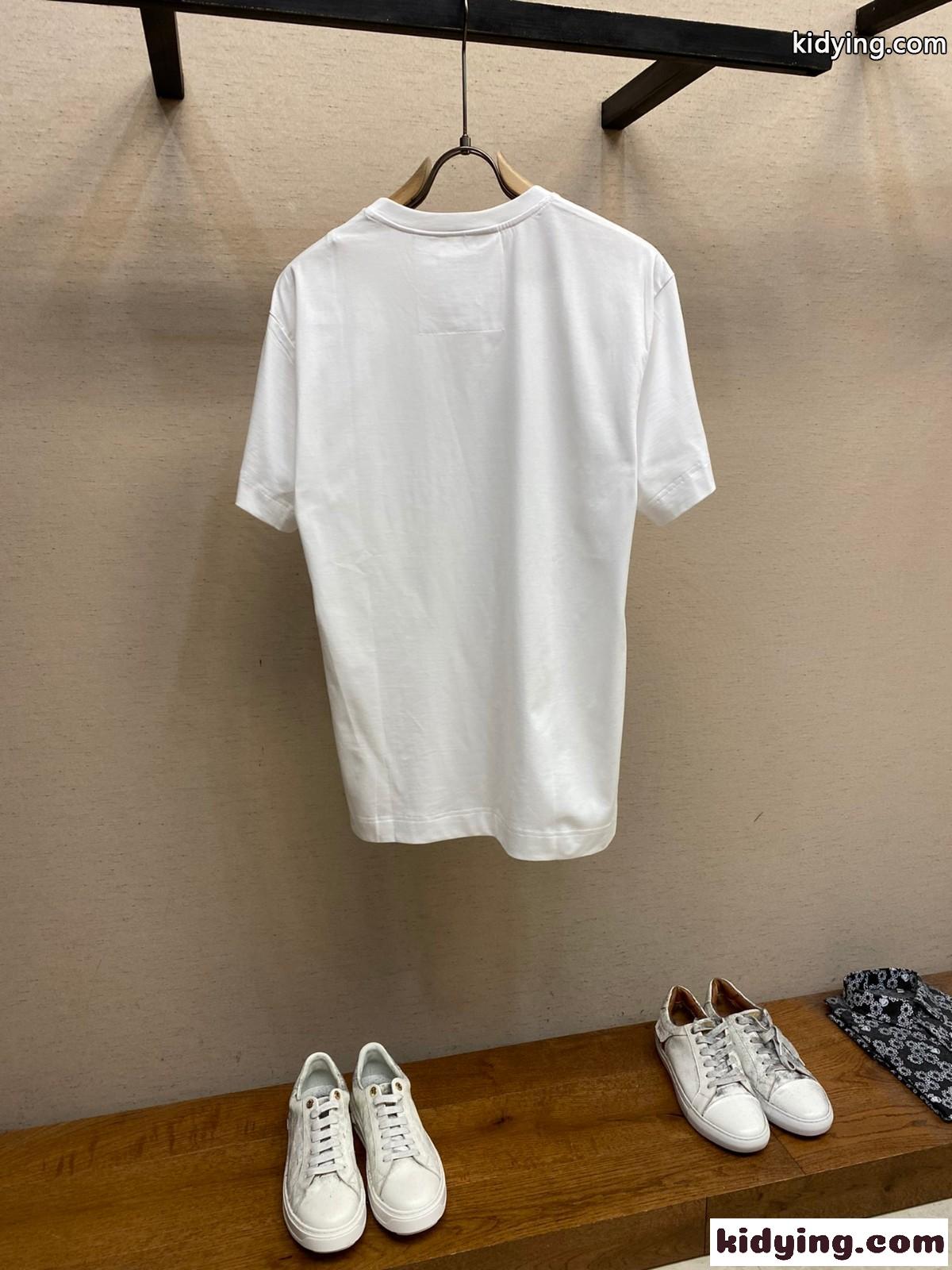 Beach Club 52 プリント ジバンシィ Tシャツ コピー 半袖 トップス 合わせやすい-1