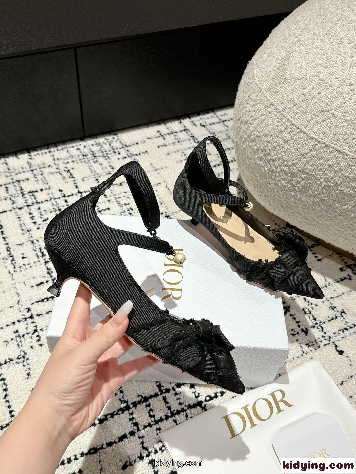 大人 可愛い Dior Adiorableパンプス クリスチャン・ディオール パンプス コピー ブラック-3