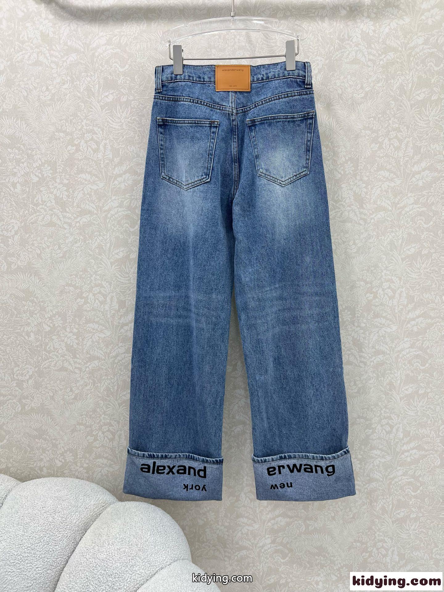 カジュアル ストレート デニムパンツ アレキサンダーワング ジーンズ コピー-4