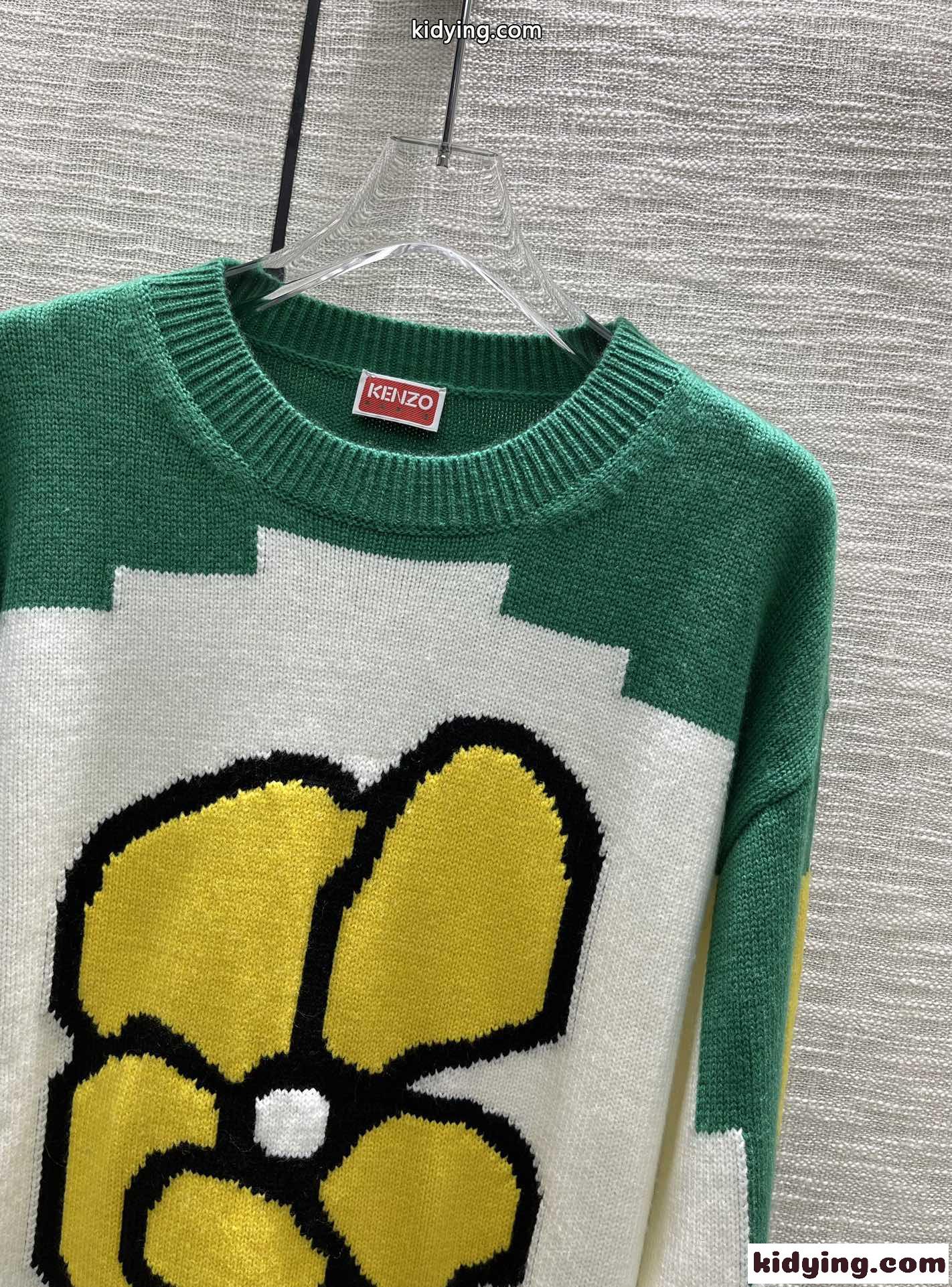 大注目 オーバーサイズ おしゃれ ポピー ケンゾー セーター コピー クルーネック 秋冬 トップス-0