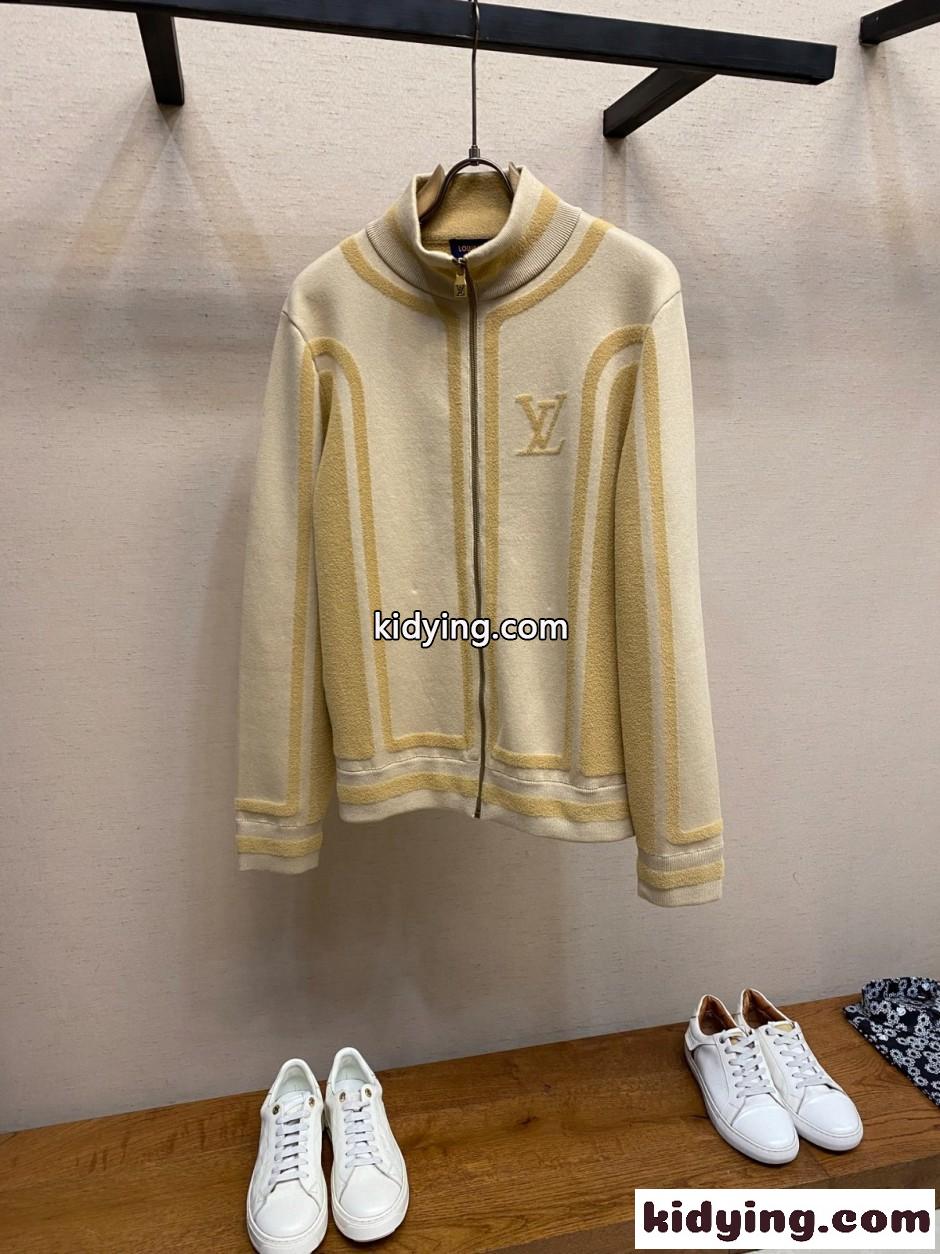 上品 カジュアル LV ニット トラックトップ ルイ・ヴィトン ニットウェア コピー-1