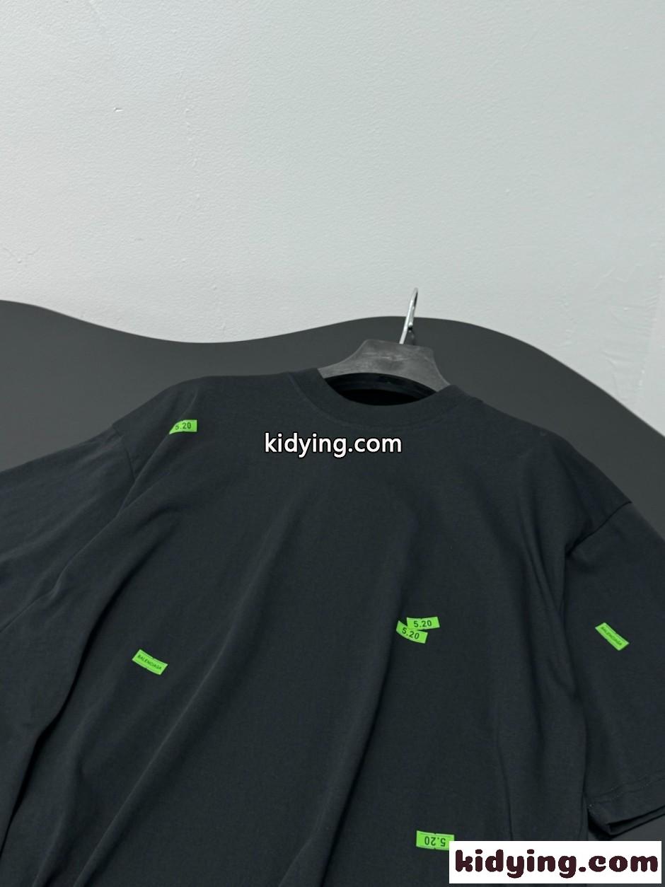 お洒落 オーバーサイズ 半袖Tシャツ バレンシアガ Tシャツ 偽物 ユニセックス-2