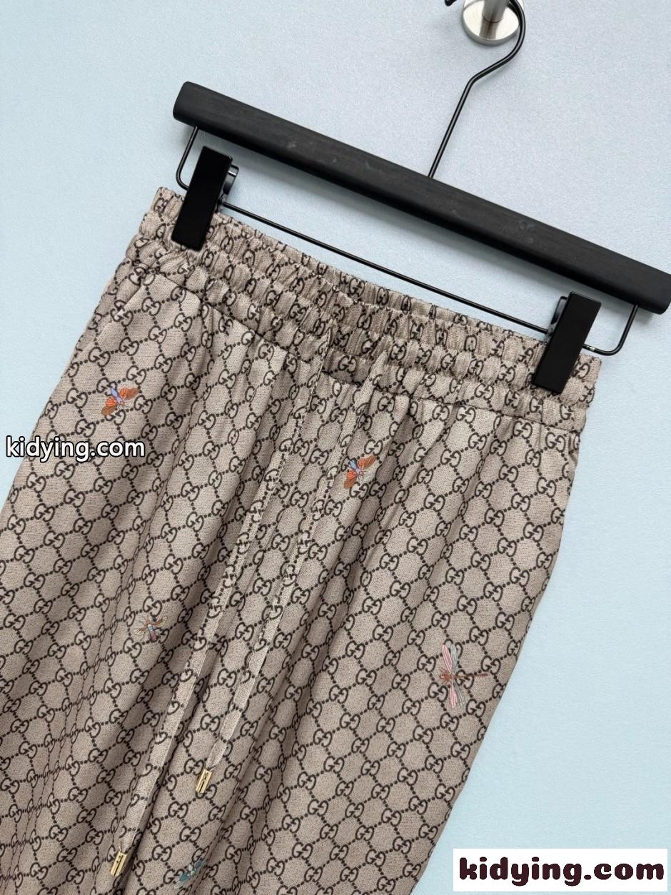 GGモノグラム トラウザーズ グッチ パンツ 偽物 レディース ロングパンツ-1