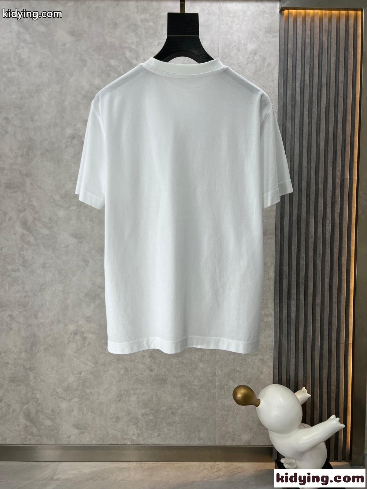 定番 人気 合わせやすい 半袖Tシャツ エルメス Tシャツ コピー ホワイト-0