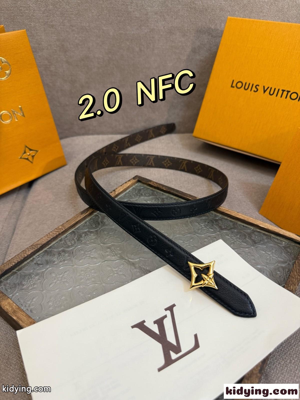 ルイ・ヴィトン スーパーコピー ベルト・LV フラワーグラム 20MM リバーシブル ブラック-1