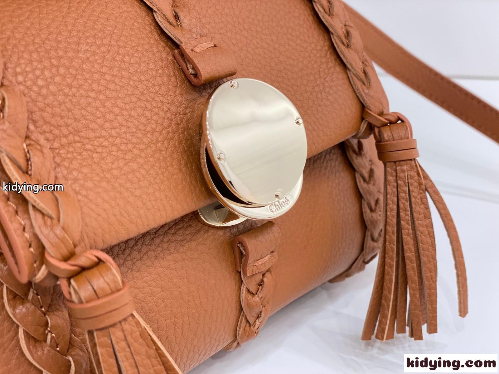 PENELOPE ミニ ソフト ショルダーバッグ クロエ バッグ スーパーコピー ブラウン-2