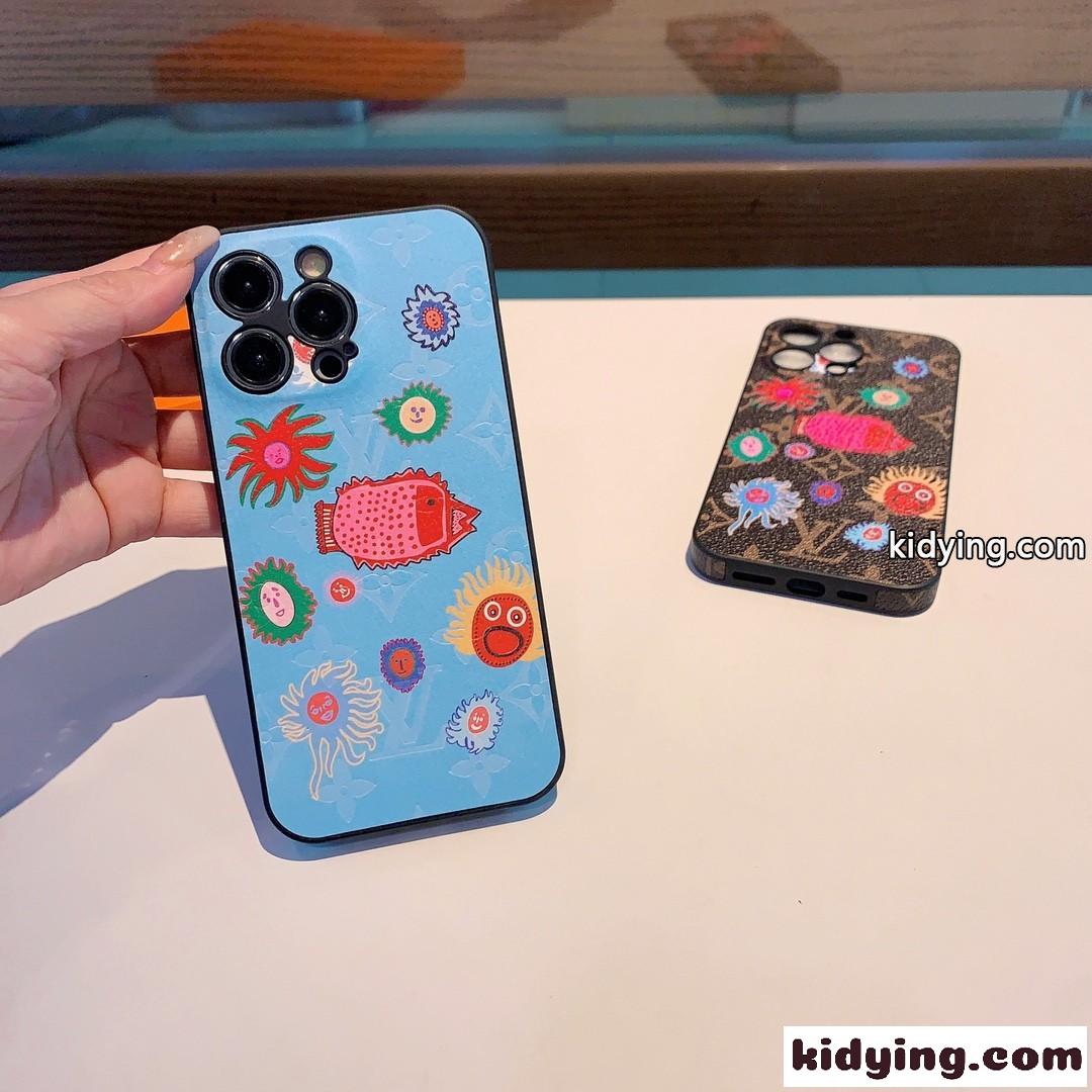 人気 おしゃれ ルイ・ヴィトン × 草間彌生 アイフォンケース 偽物 iPhone14 スマホケース-4
