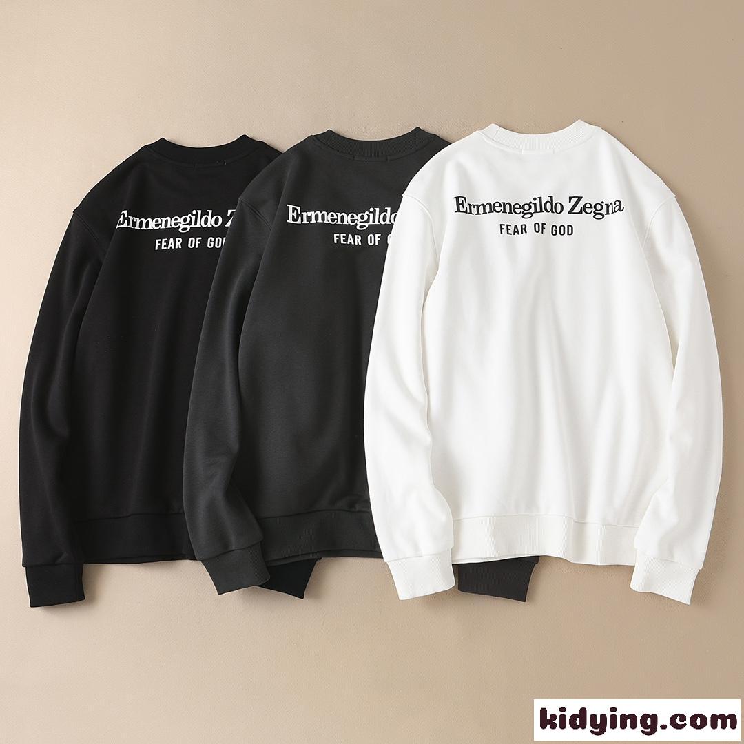 合わせやすい 着心地いい エルメネジルド・ゼニア tシャツ コピー ベーシック シンプル 無地 おしゃれ 長袖-2