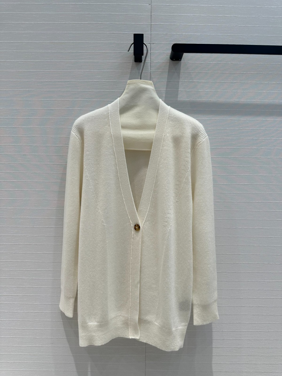 シンプル 上品 カシミヤ カーディガン エルメス ニット コピー ベージュ-1