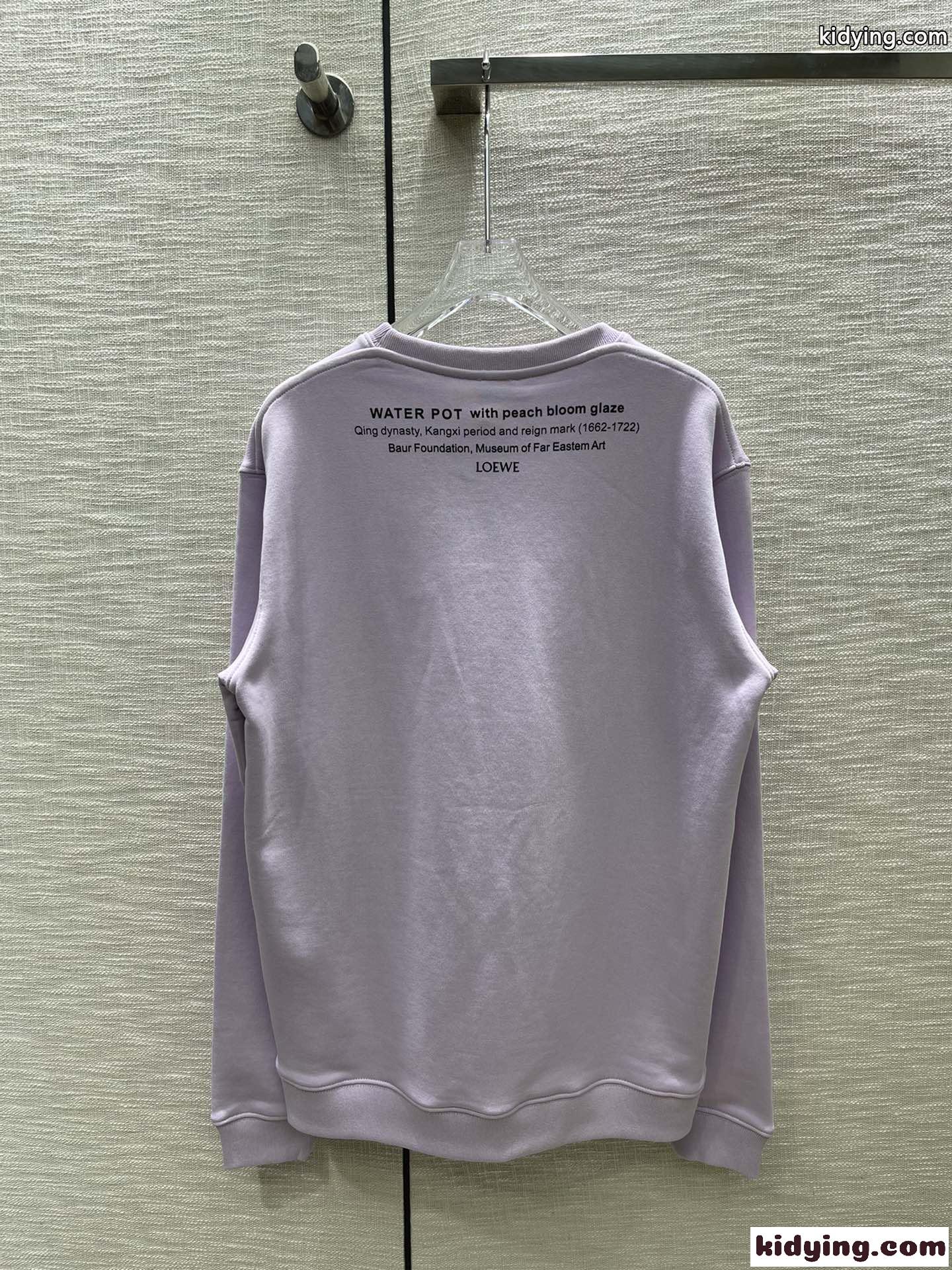 セラミック コットン スウェットシャツ ロエベ パーカー コピー クルーネック 長袖-4