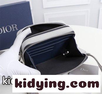 Diorディオール黒粒麺牛皮革バッグ  ディオール バッグ 白コピー ショルダーバッグ-2