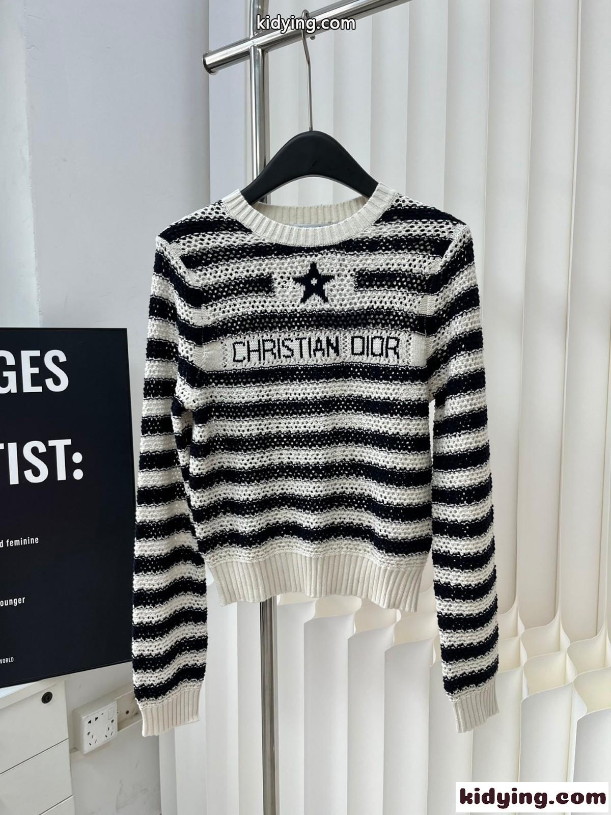 【日本限定】Dior Marinière セーター クリスチャン・ディオール セーター コピー-0