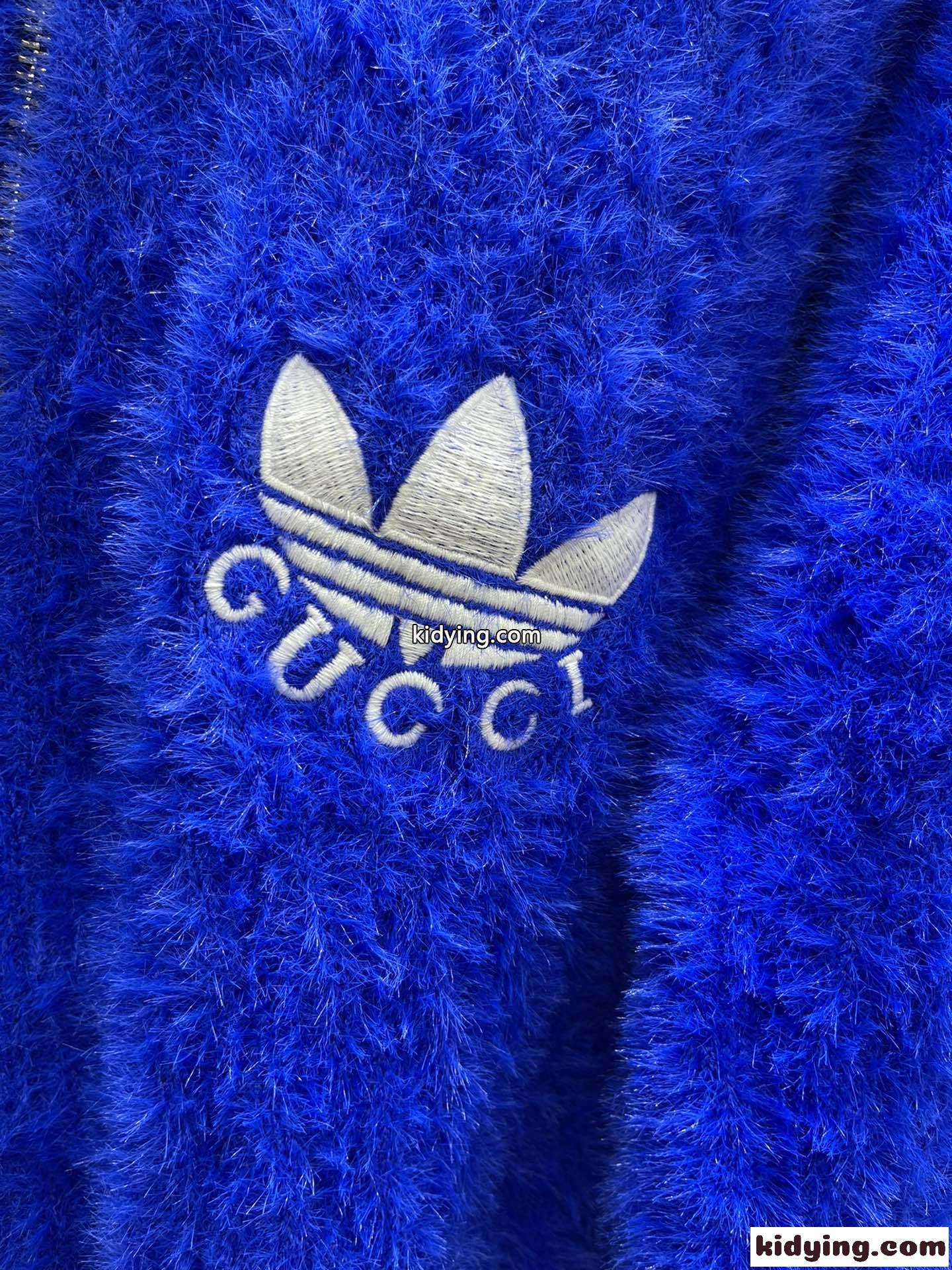 adidas x Gucci ウール ニット ジャケット グッチ カーディガン コピー 長袖 おしゃれ-0