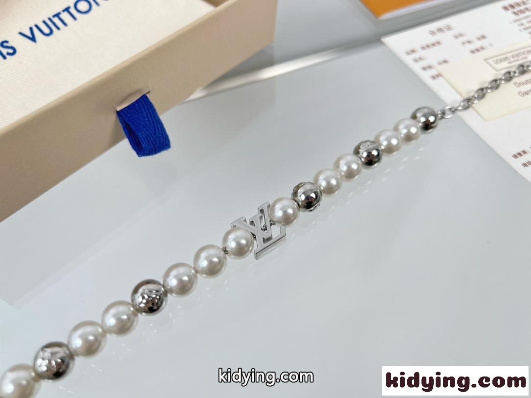 おしゃれ 人気 モノグラム パール ルイ・ヴィトン ブレスレット コピー アクセサリー-1